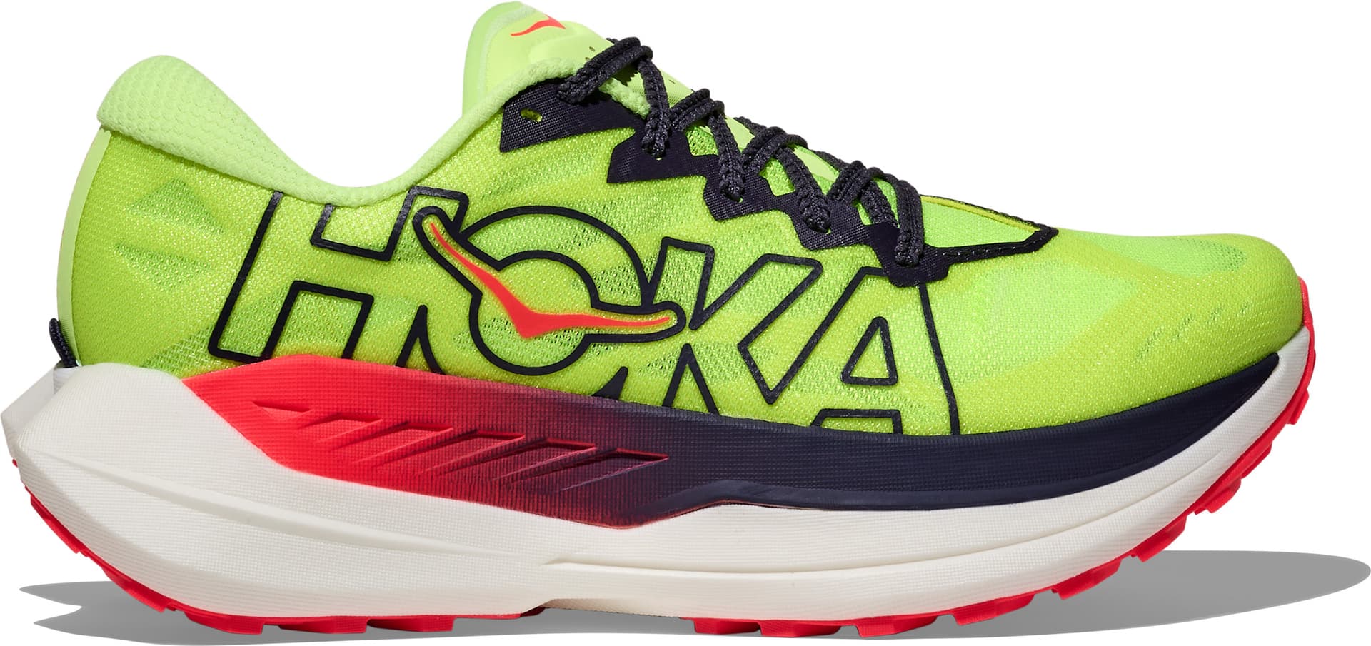 HOKA Hoka Women's Rocket X Trail Neon Yuzu/Neon Flame