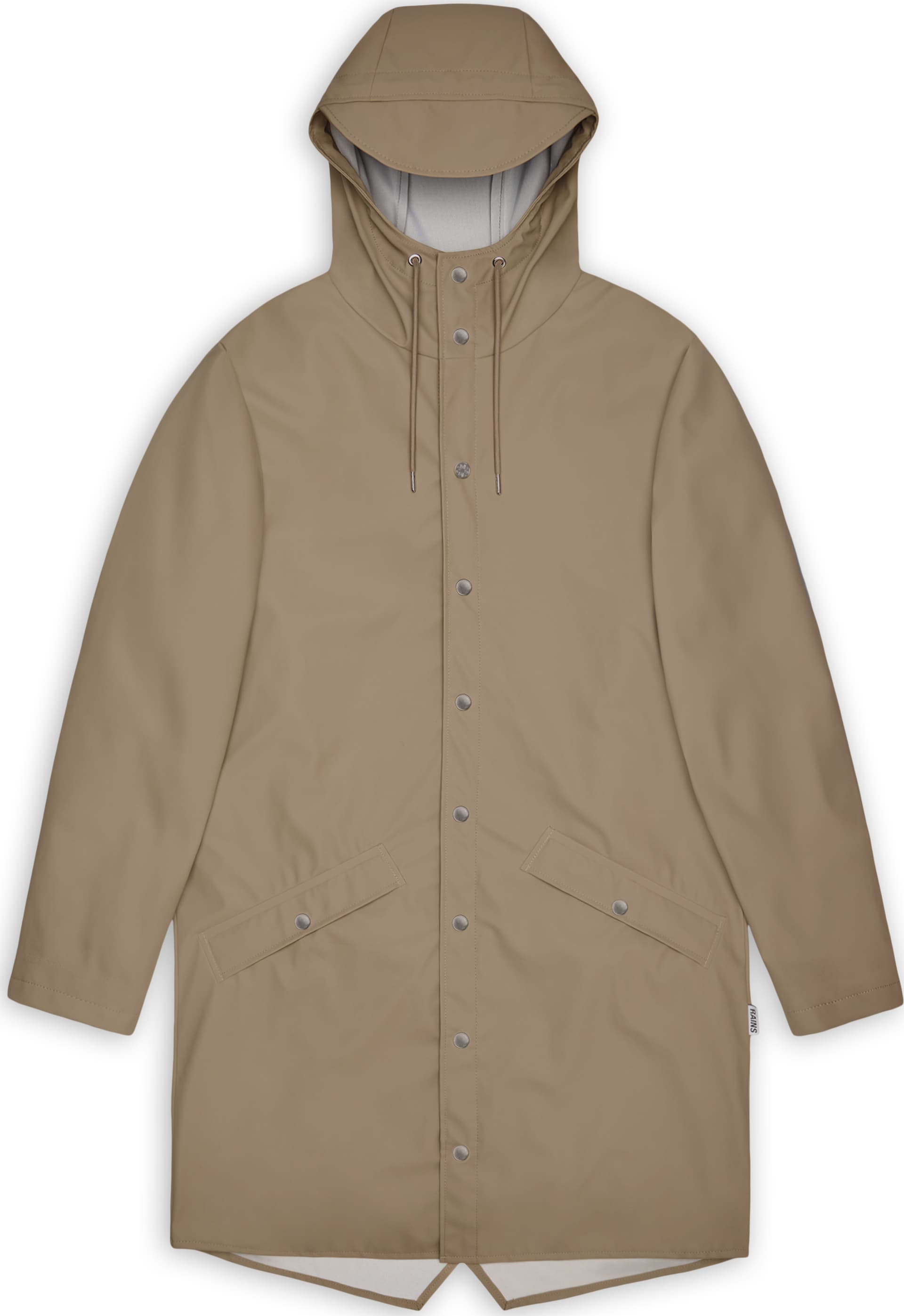 Rains Rains Unisex Long Jacket Beige