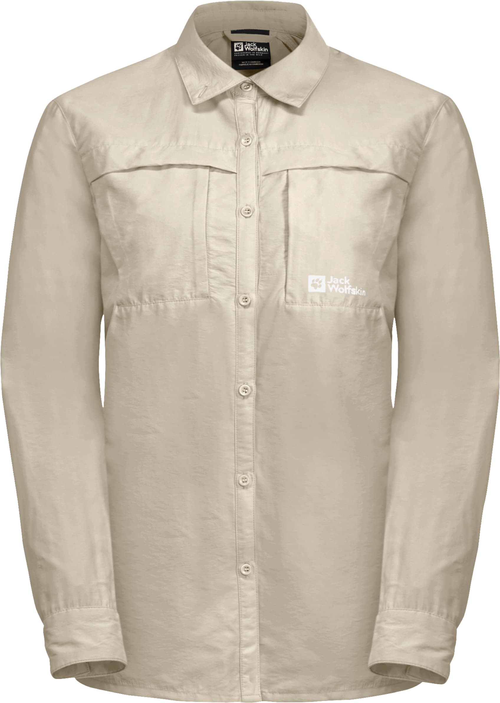 Jack Wolfskin Jack Wolfskin Women's Barrier Longsleeve Shirt Stone