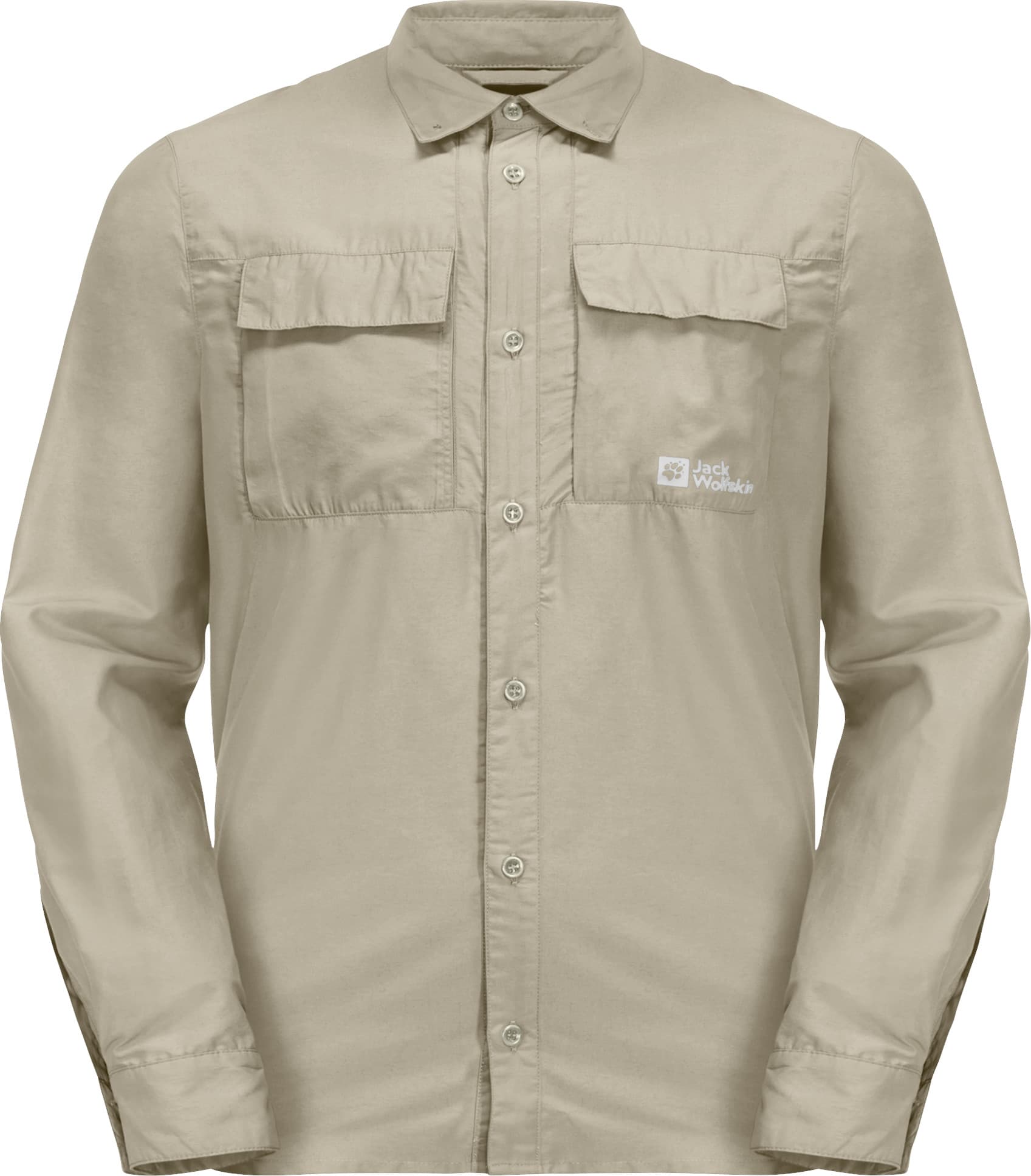 Jack Wolfskin Jack Wolfskin Men's Barrier Longsleeve Shirt Stone