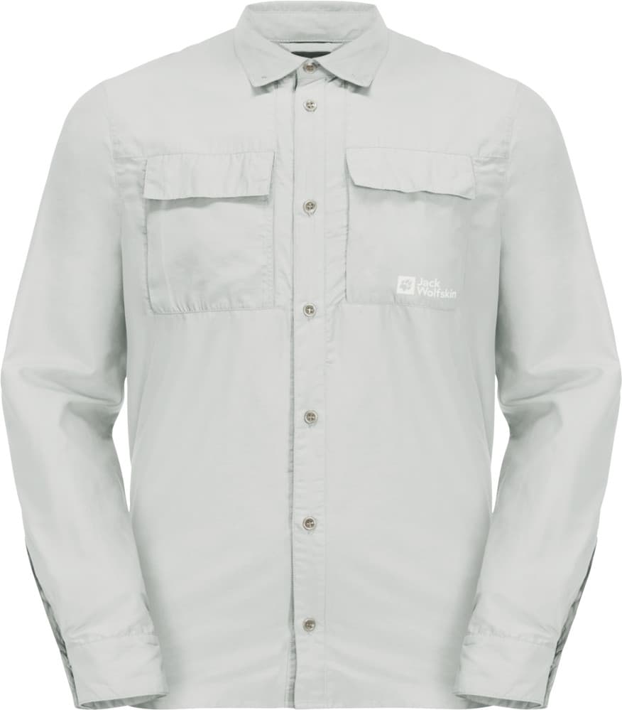 Jack Wolfskin Jack Wolfskin Men's Barrier Long Sleeve Shirt Cool Grey