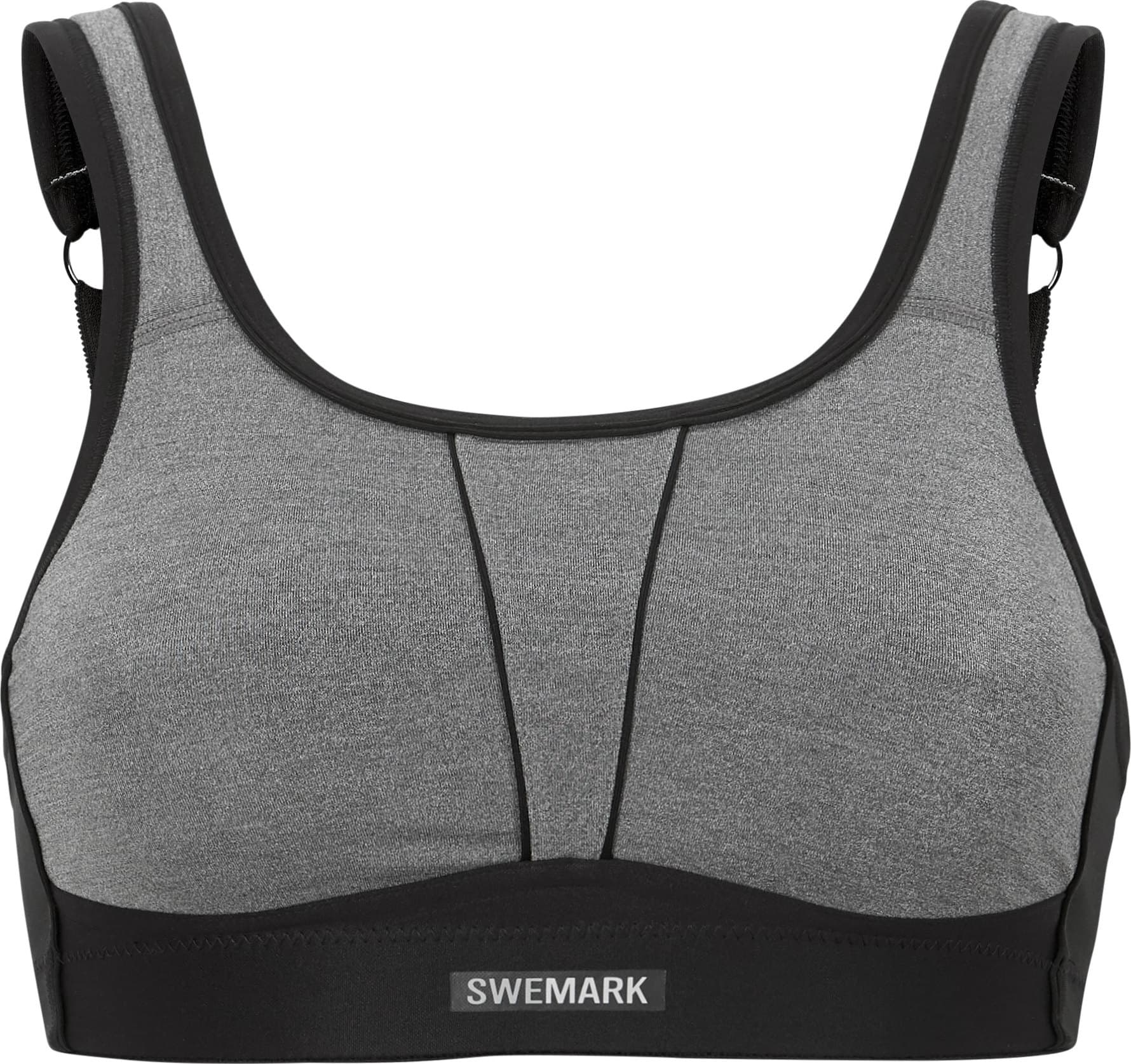 Swegmark Swegmark Movement Sports Bra Grey Melange/black