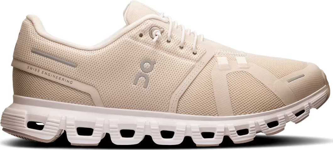 On On Women's Cloud 6 Pearl/White