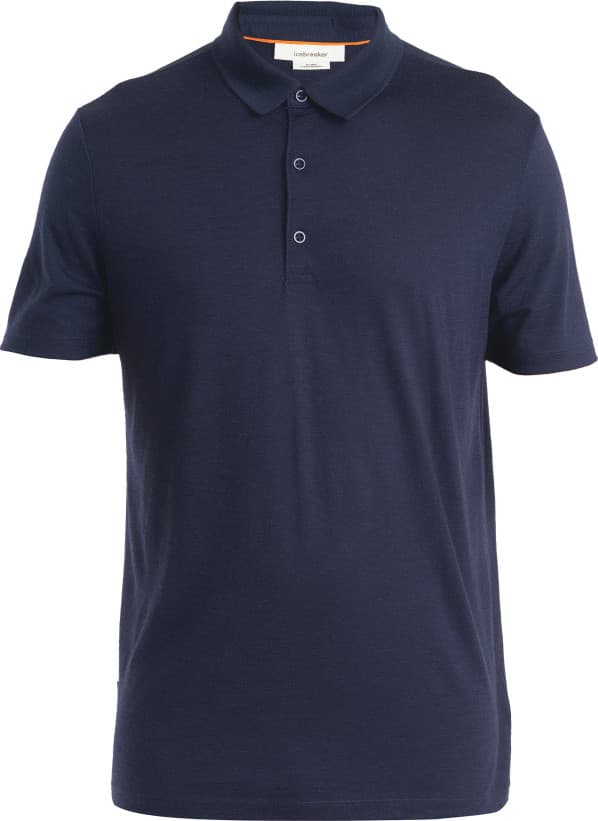 Icebreaker Icebreaker Men's Merino 150 Tech Lite III Short Sleeve Polo Midnight Navy