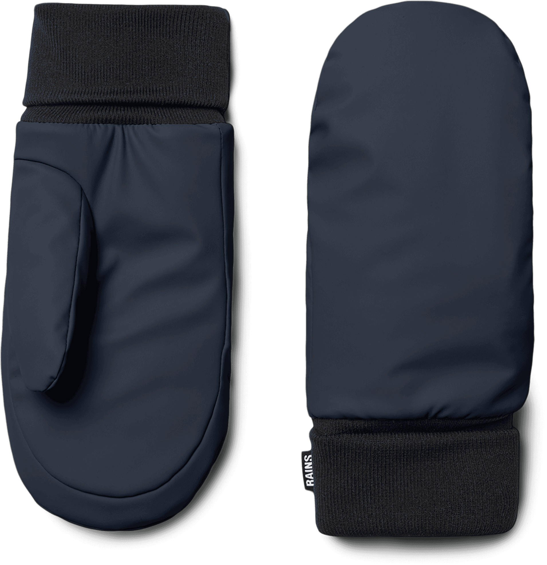Rains Rains Puffer Mittens Navy