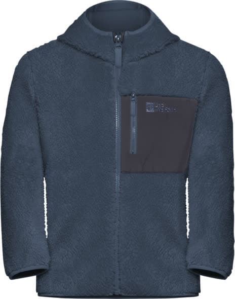 Jack Wolfskin Jack Wolfskin Kids' Ice Curl Hood Jacket Midnight Sky