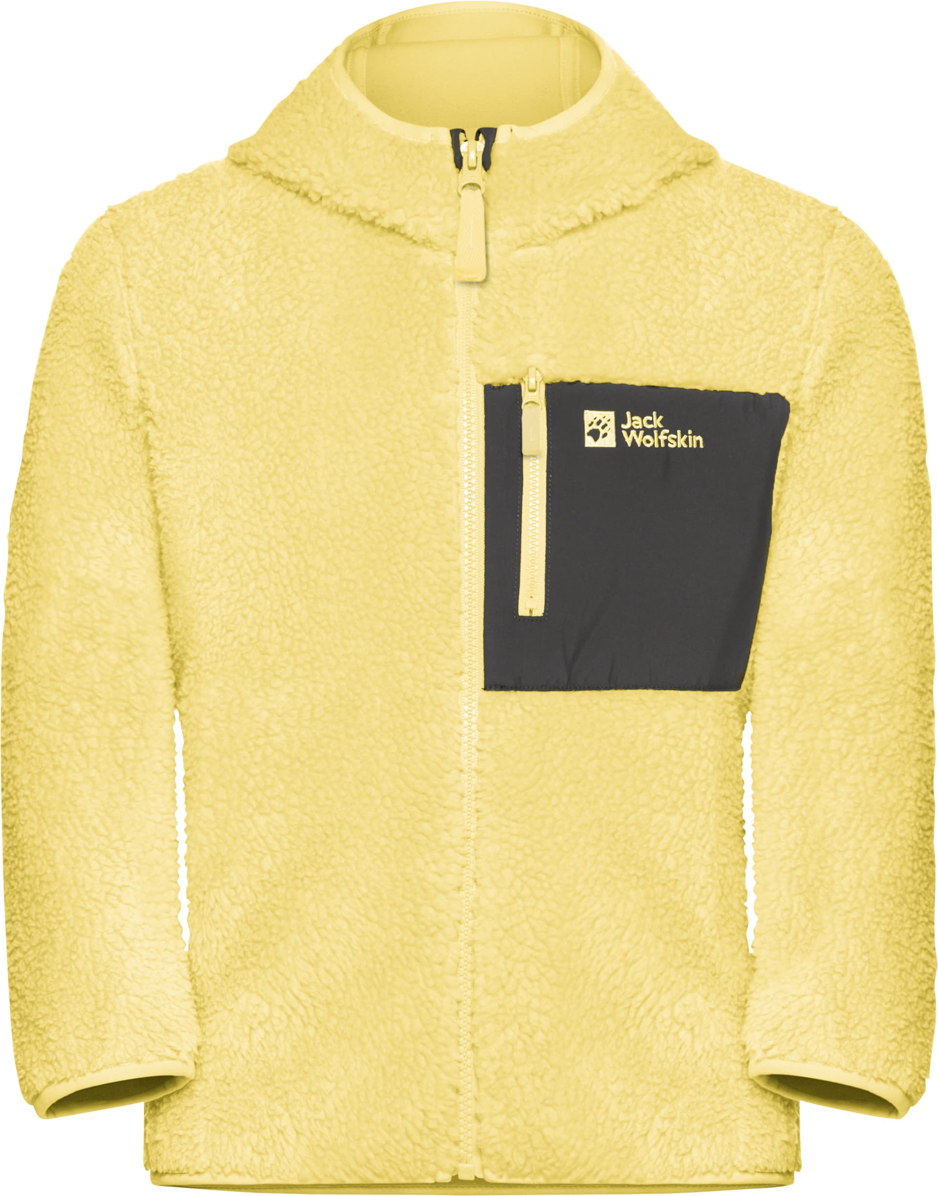 Jack Wolfskin Jack Wolfskin Kids' Ice Curl Hood Jacket Lemon Ice