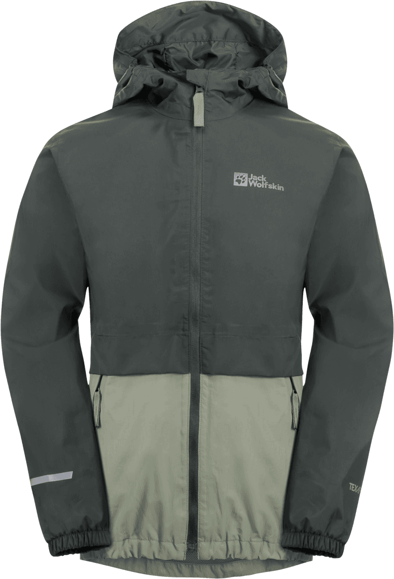 Jack Wolfskin Jack Wolfskin Kids' Rainy Days 2-Layer Jacket Slate Green