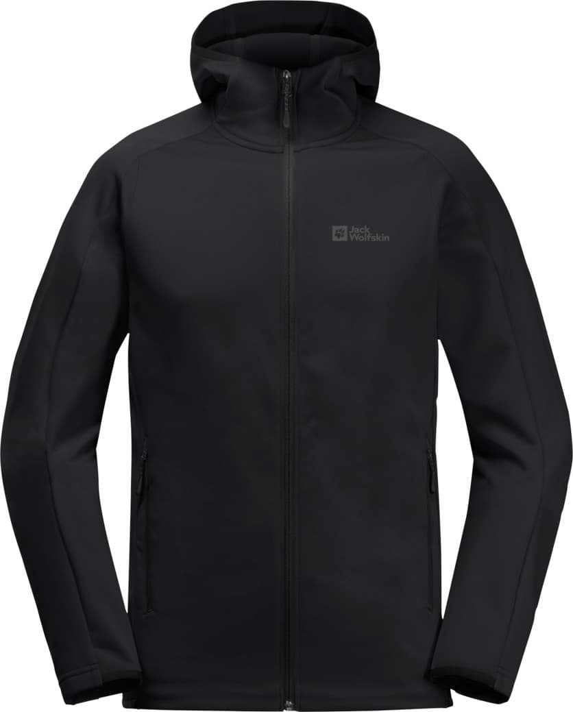 Jack Wolfskin Jack Wolfskin Men's Alpgrat Hooded Full Zip Black