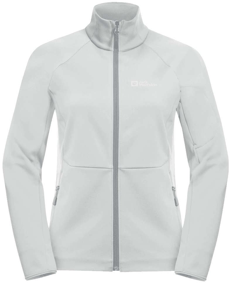 Jack Wolfskin Jack Wolfskin Women's Alpgrat Full Zip Cool Grey