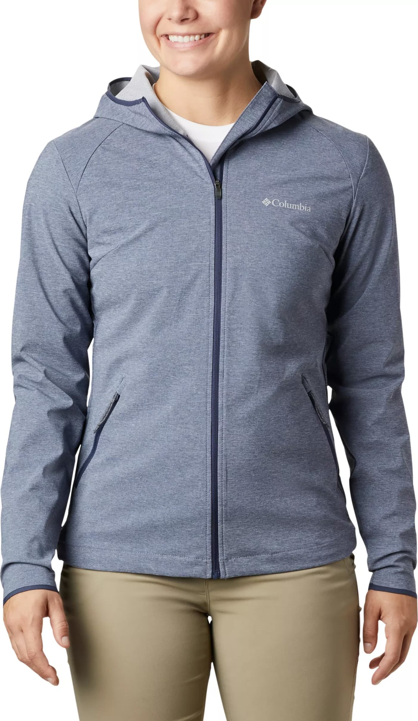Columbia Columbia Women's Heather Canyon Softshell Jacket Nocturnal Heather
