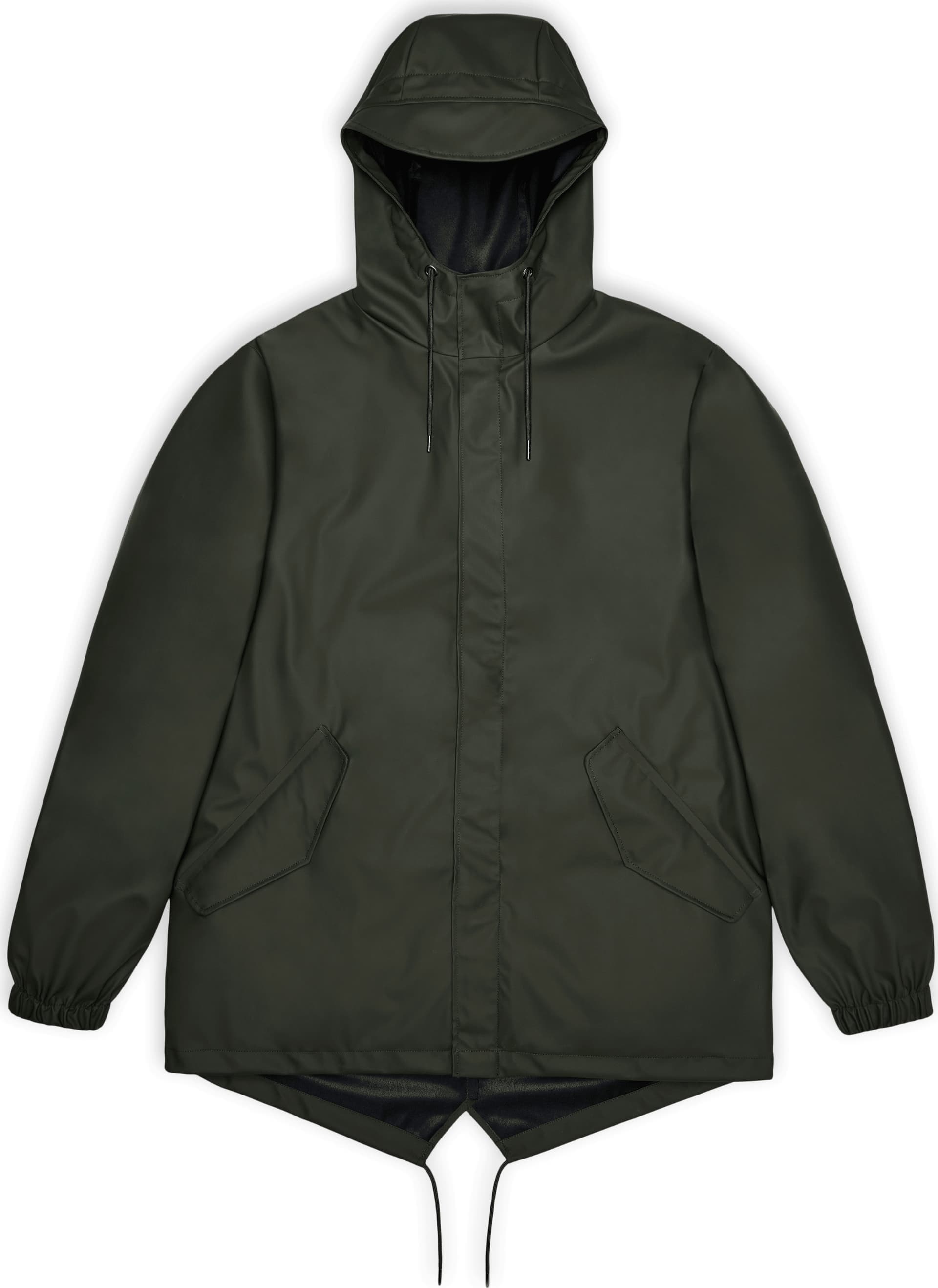Rains Rains Unisex Fishtail Jacket W3 Green