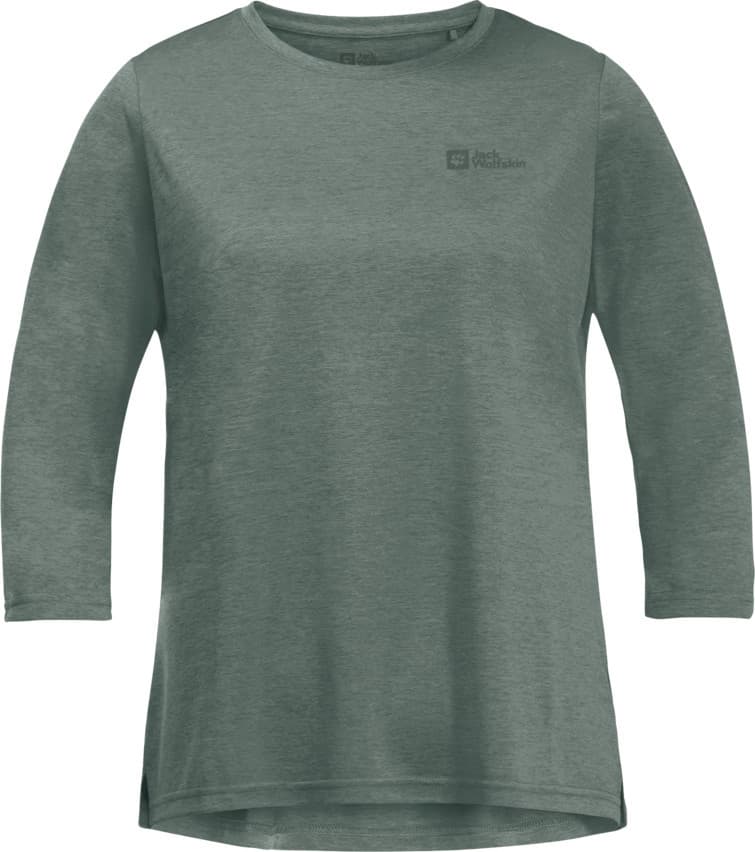 Jack Wolfskin Jack Wolfskin Women's Crosstrail 3/4 Tee Hedge Green