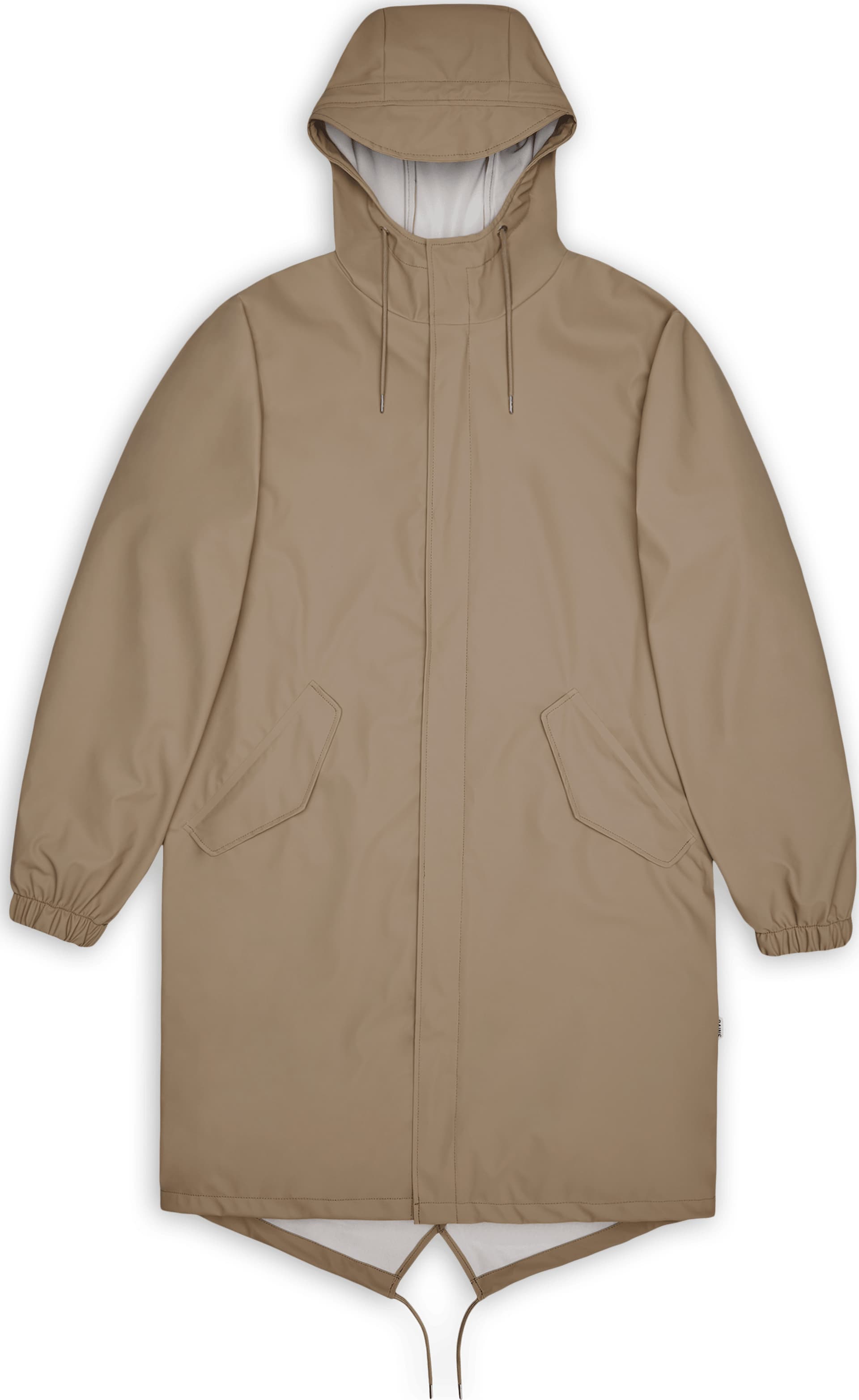 Rains Rains Unisex Fishtail Parka Beige