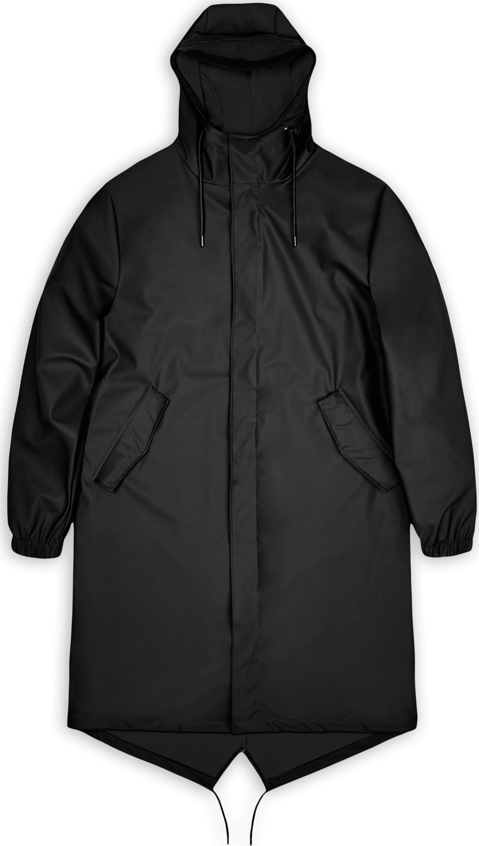 Rains Rains Unisex Fishtail Parka Black