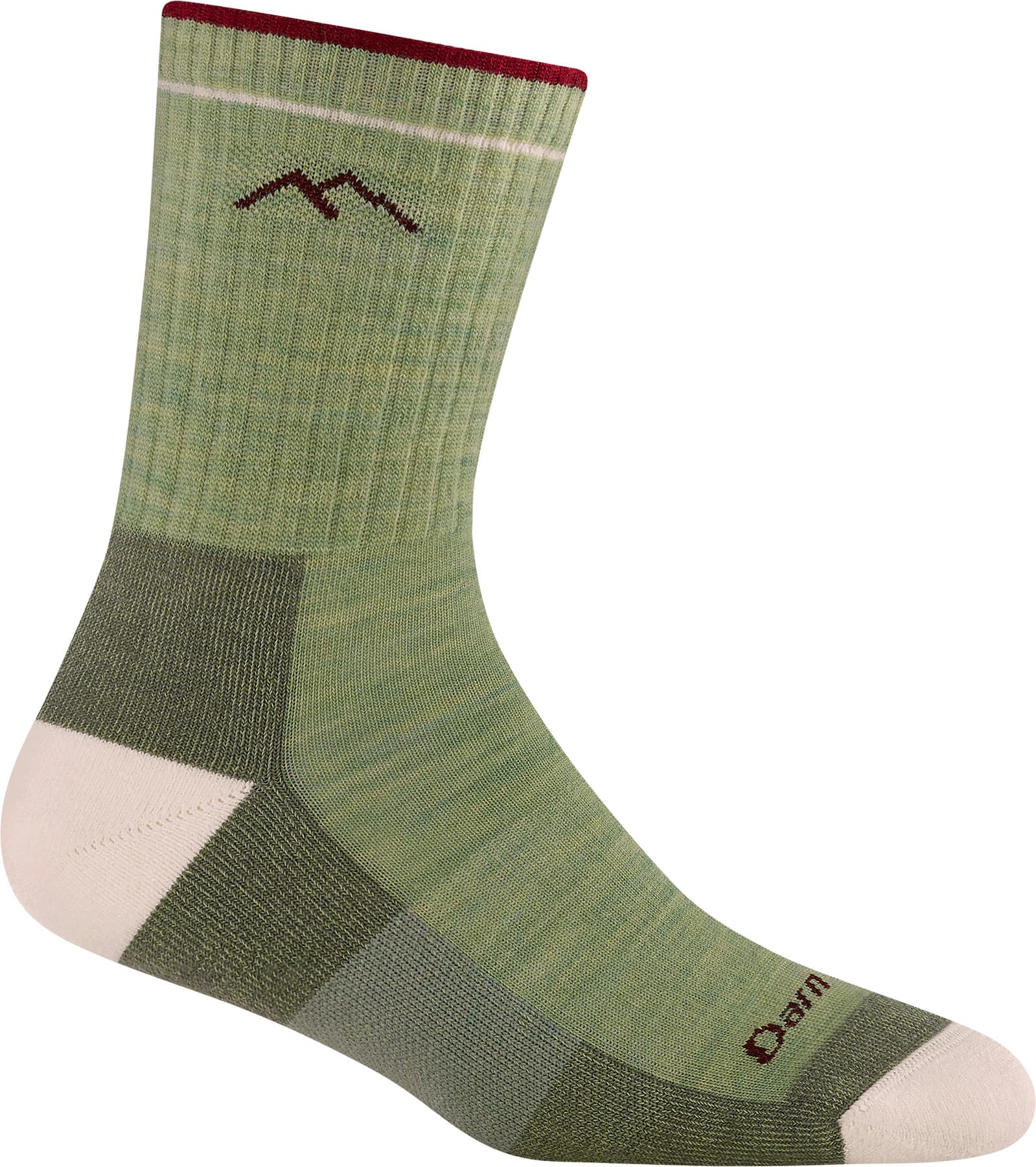 Darn Tough Darn Tough Women's Hiker Micro Crew Midweight Hiking Sock Cushion Mint