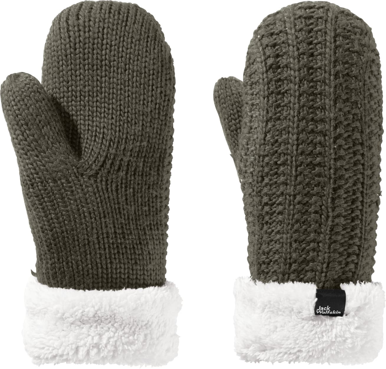 Jack Wolfskin Jack Wolfskin Women's Highloft Knit Mitten Island Moss