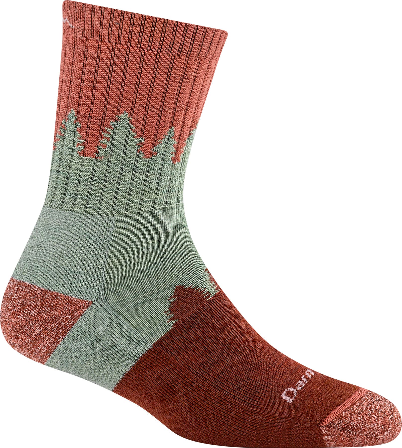 Darn Tough Darn Tough Women's Treeline Micro Crew Cushion Canyon