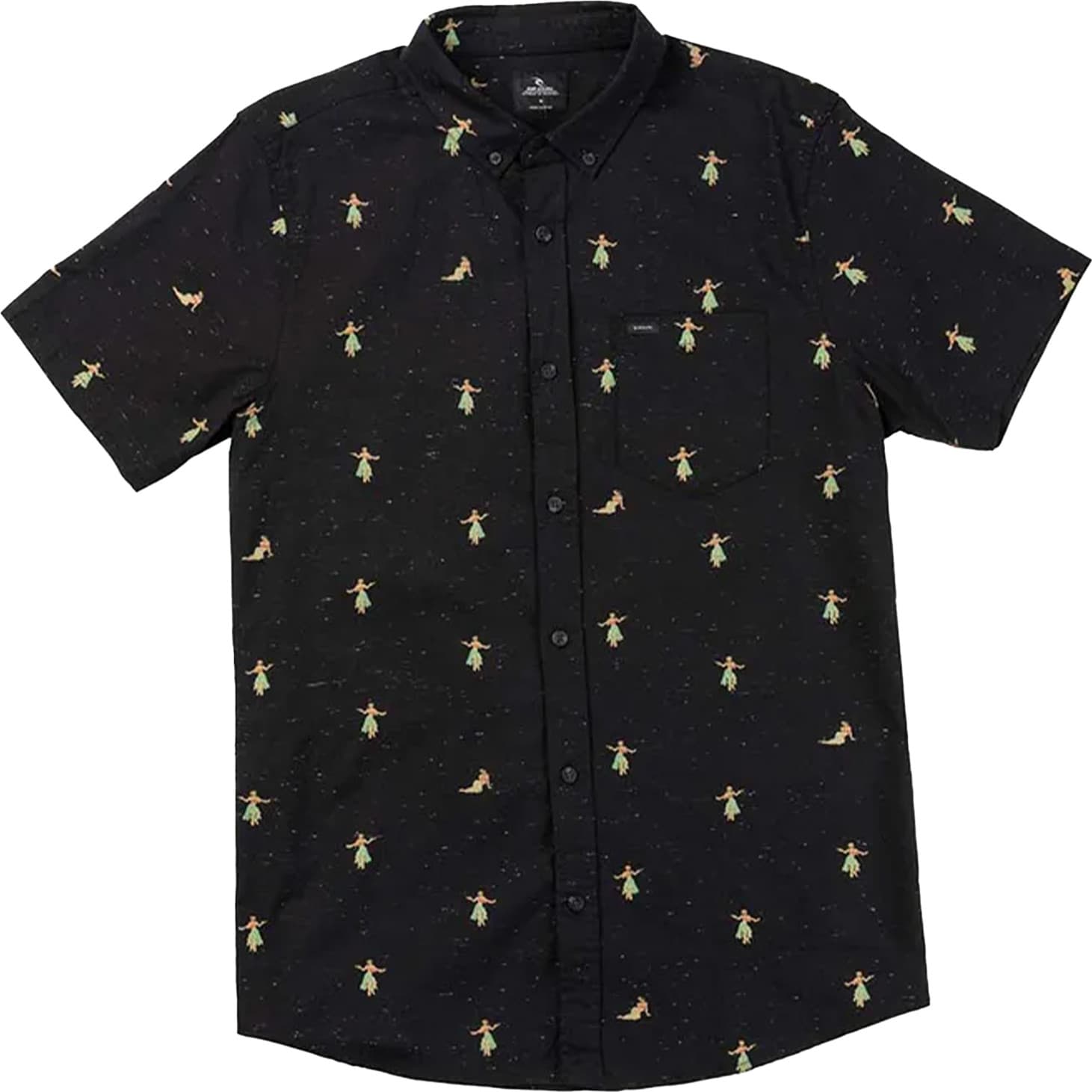 Rip Curl Rip Curl Men's Hula Breach Short Sleeve Shirt Black
