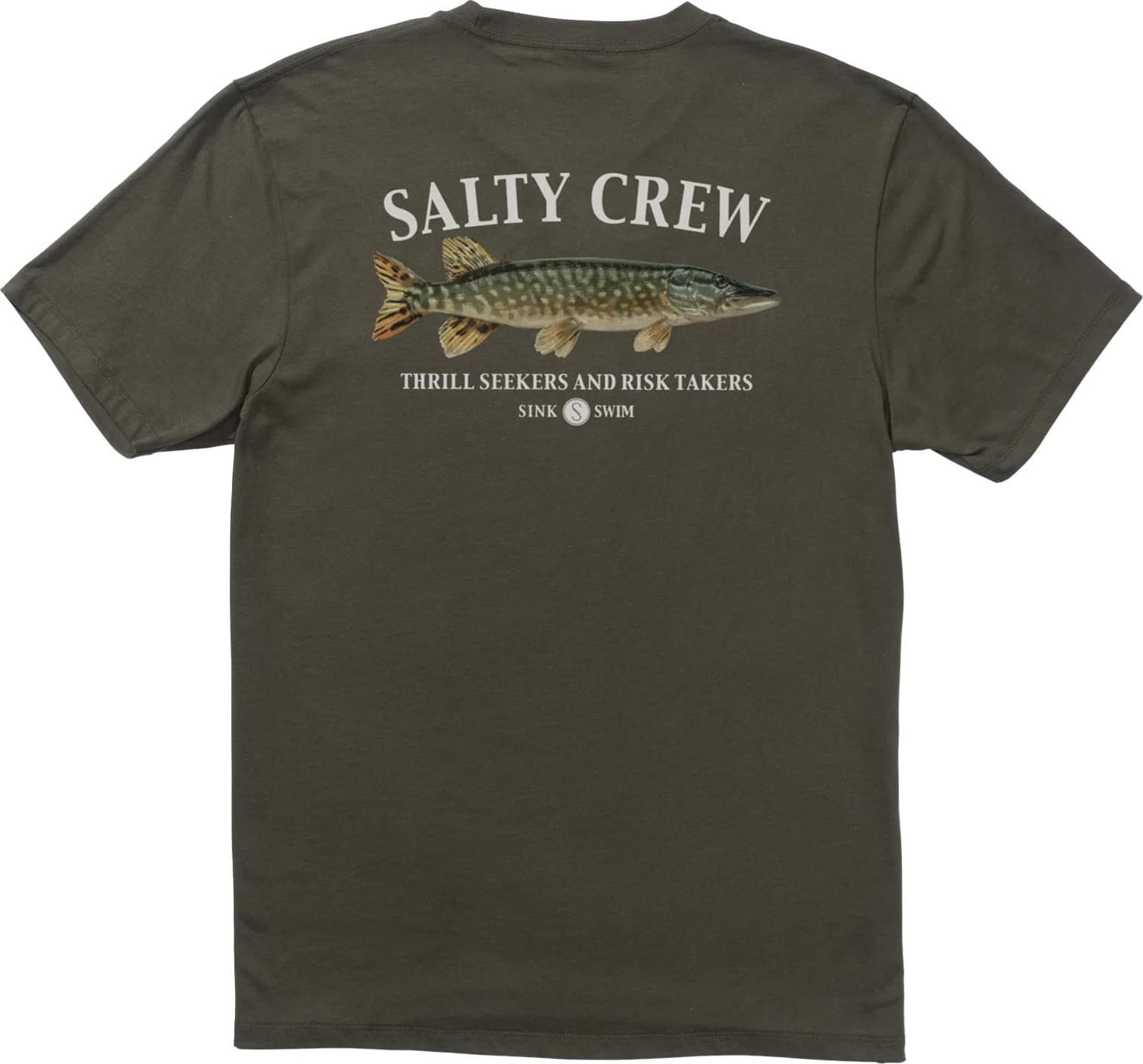 Salty Crew Salty Crew Men's Euro Pike Premium S/S Tee Dusty Olive