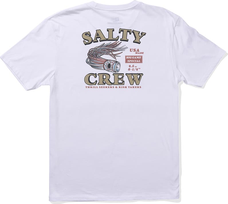 Salty Crew Salty Crew Men's Lured Classic Short Sleeve Tee White