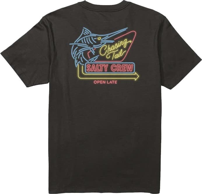 Salty Crew Salty Crew Men's Neon Sign SS Tee Black