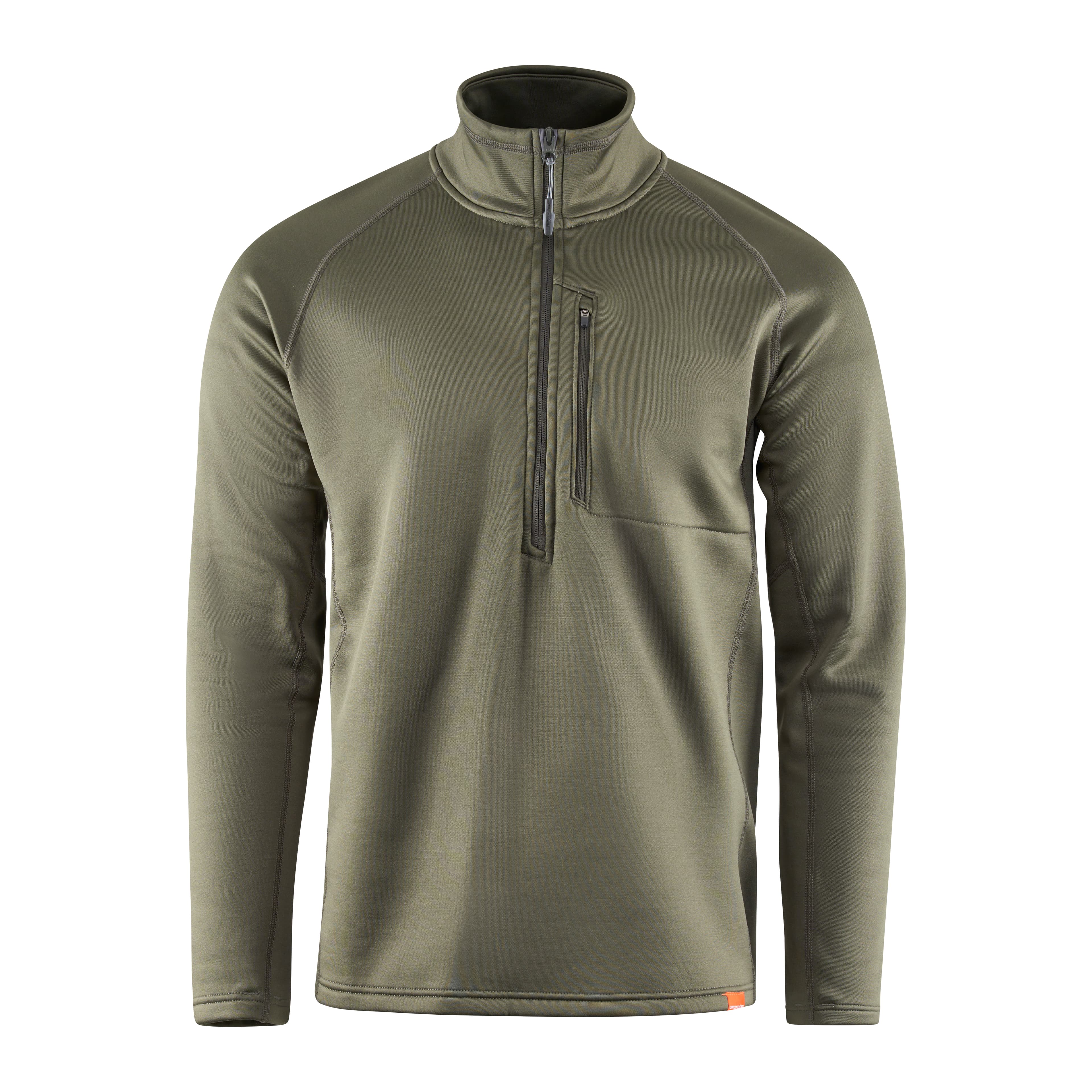 Grundéns Grundéns Men's Grundies Thermal 1/2 Zip Olive Green