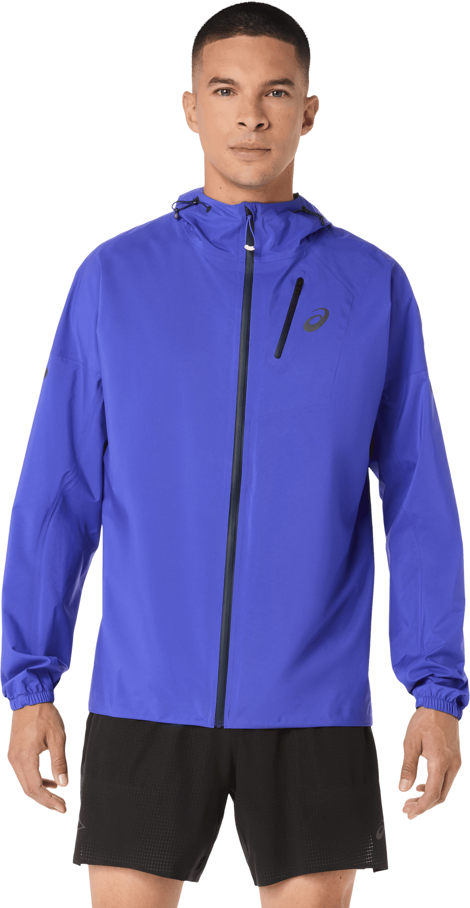 Asics Asics Men's Fujitrail Elite Waterproof Jacket Cobalt Burst/Midnight