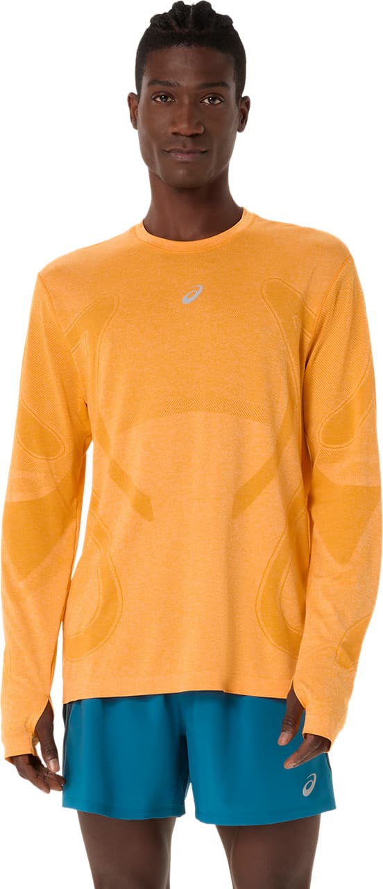 Asics Asics Men's Road Seamless Long Sleeve Top Yamabuki