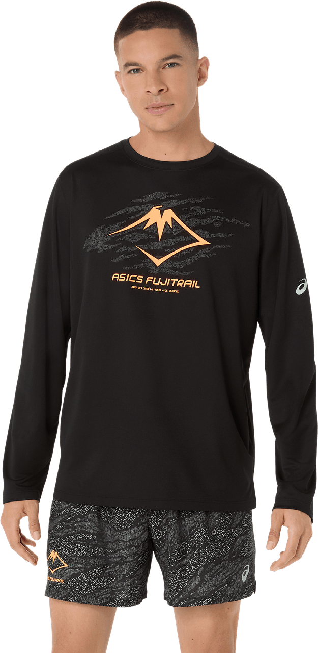 ASICS Asics Men's Fujitrail Logo Long Sleeve Top Performance Black