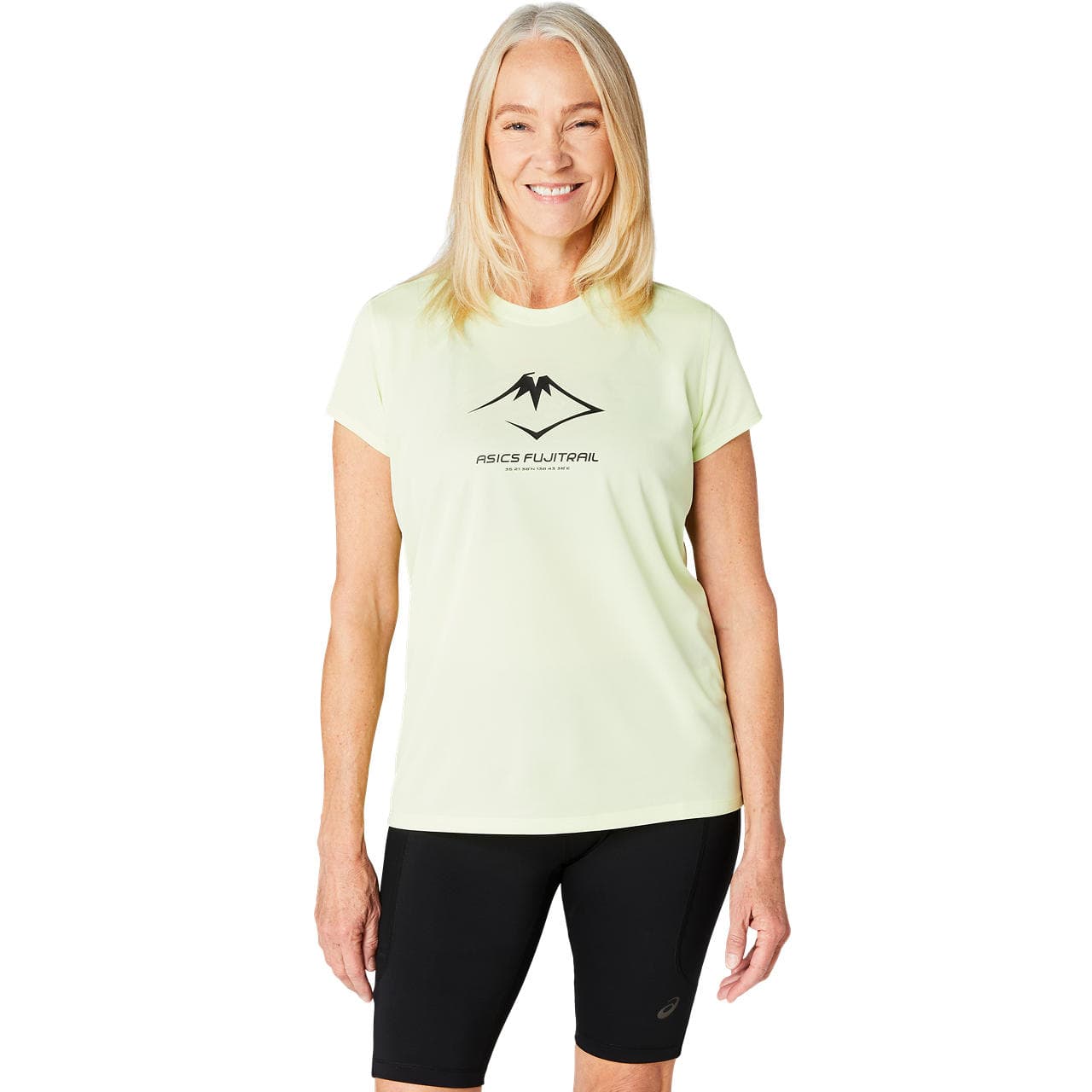 ASICS Asics Women's Fujitrail Logo SS Top Cool Matcha