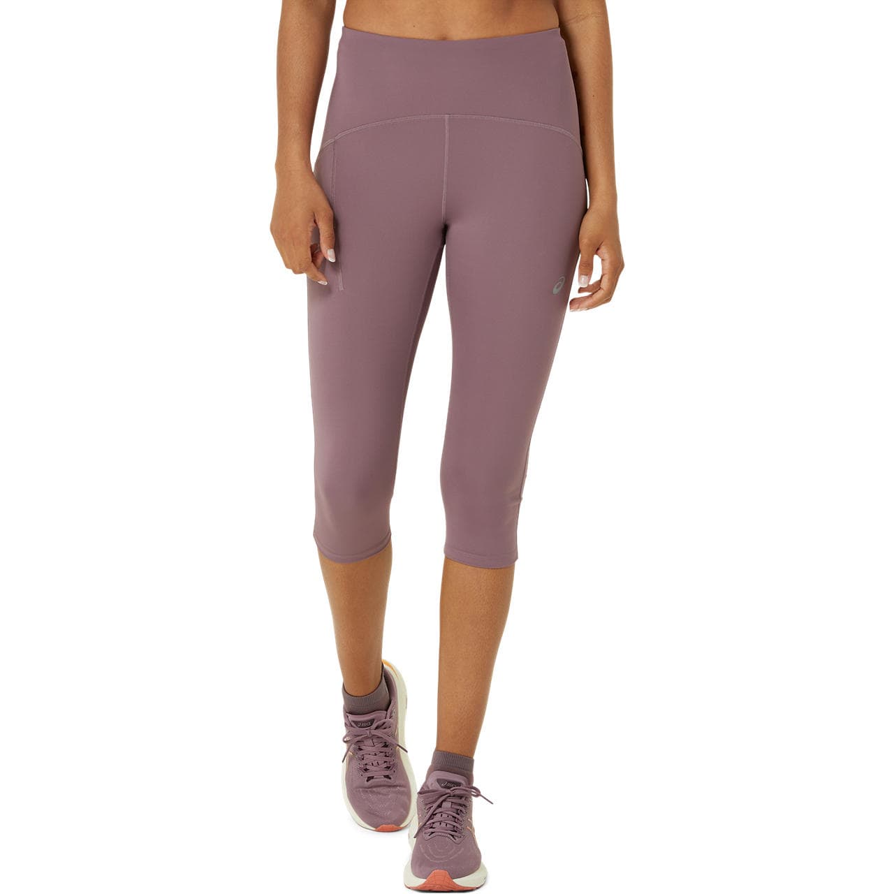 Asics Asics Women's Road High Waist Capri Tight Dusty Mauve