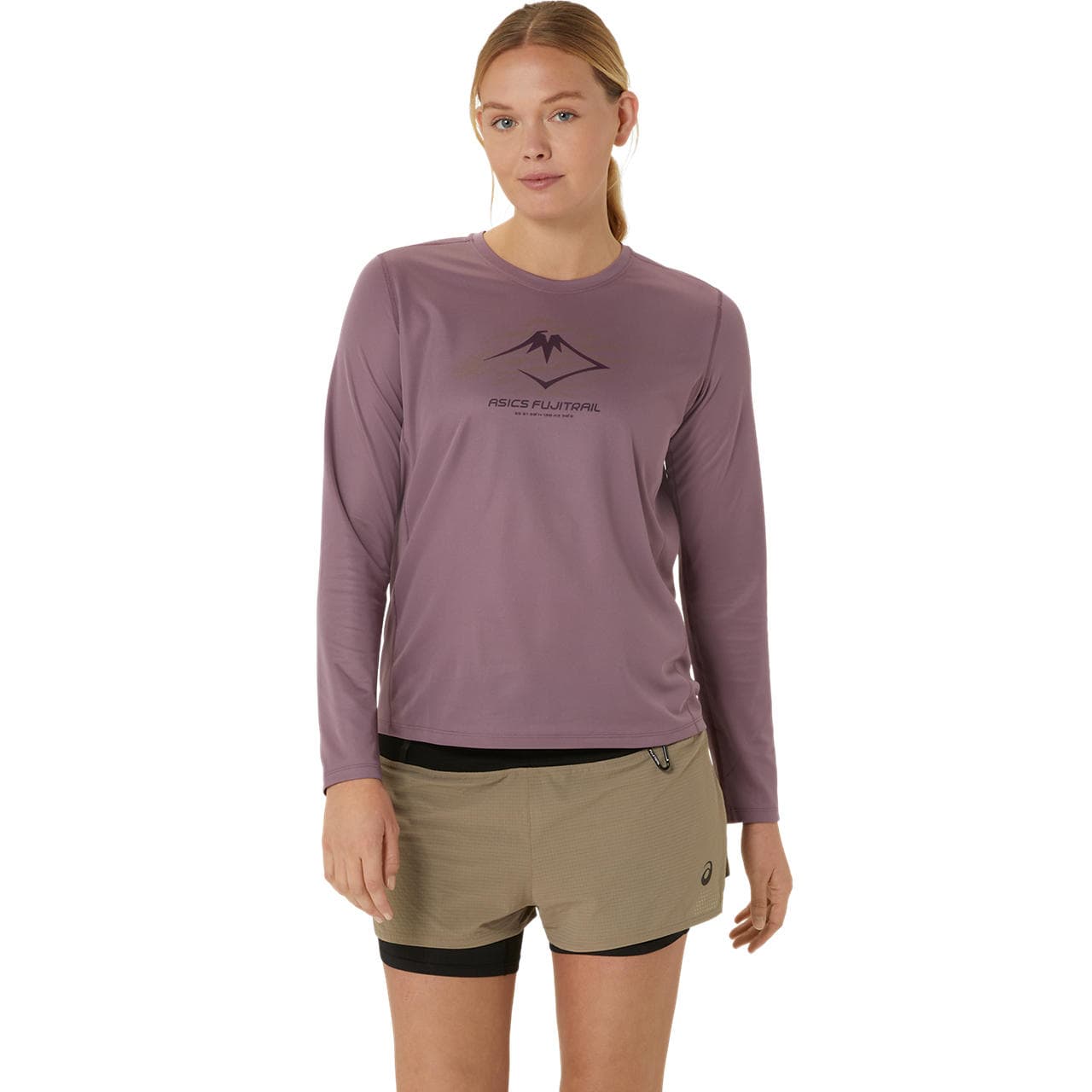 ASICS Asics Women's Fujitrail Logo LS Top Dusty Mauve