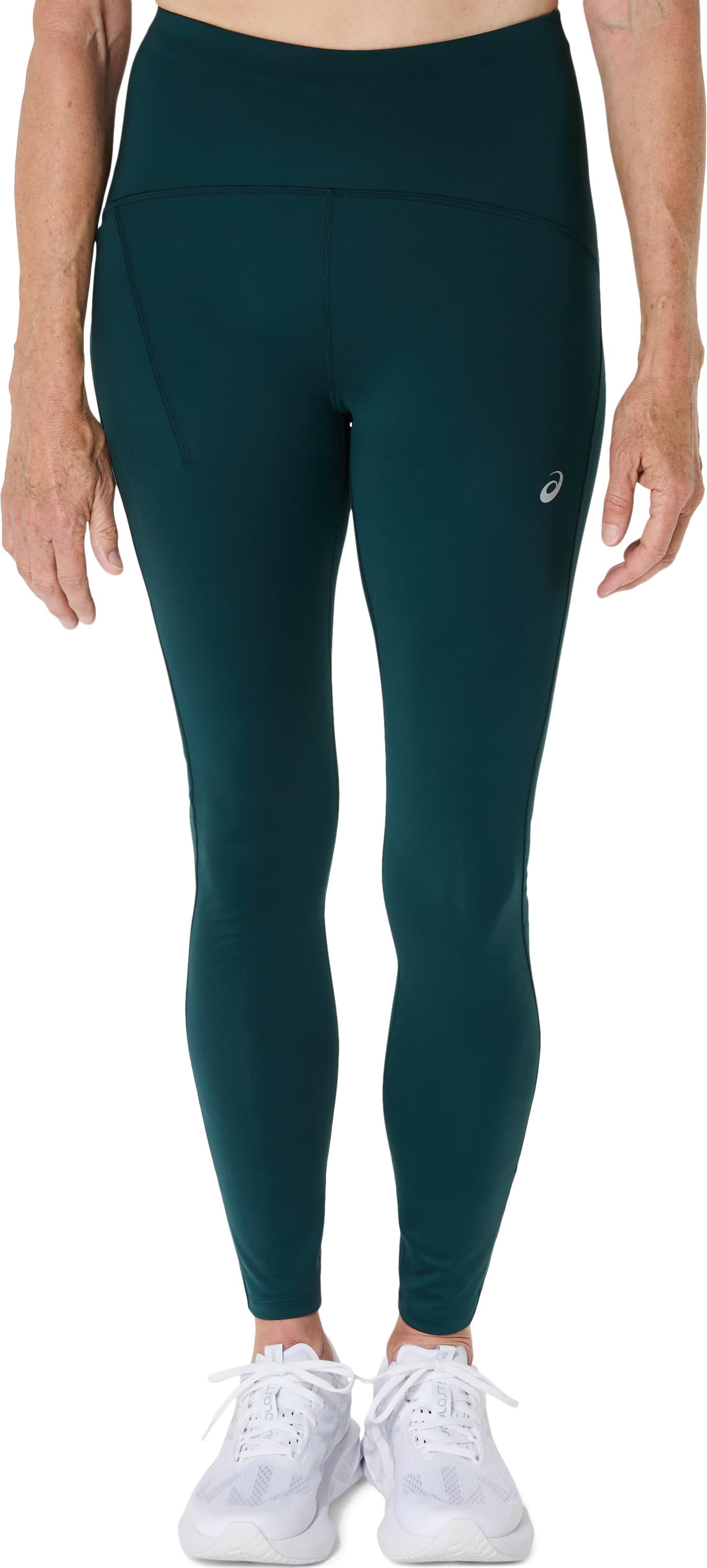 Asics Asics Women's Road High Waist Tight Saxon Green