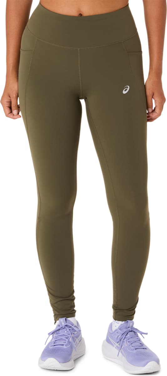 Asics Asics Women's Nagino Run Adjustable Tight Dark Olive