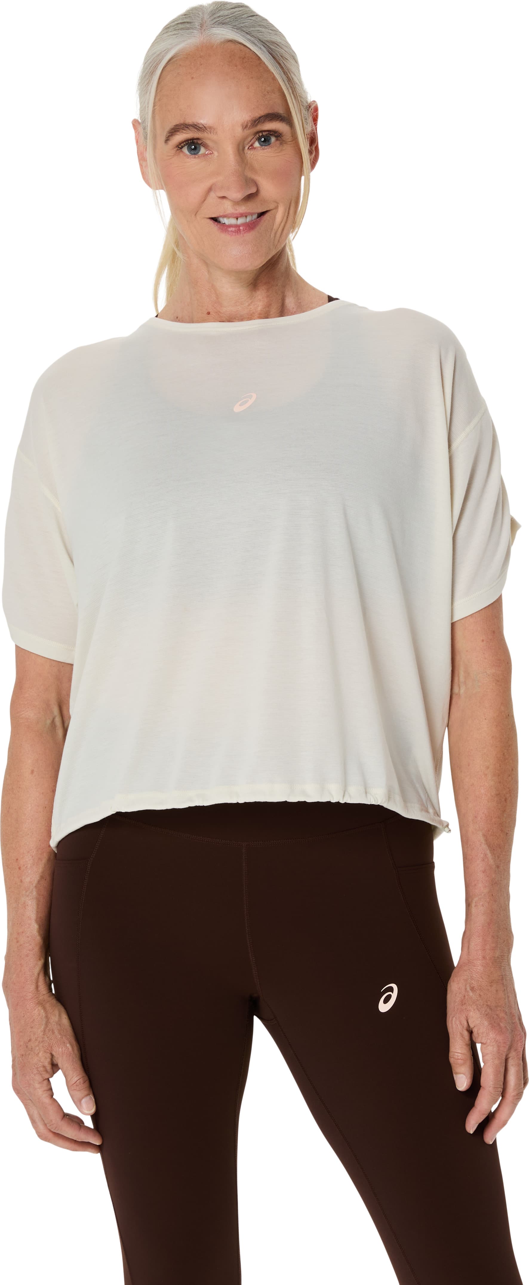 Asics Asics Women's Nagino Run Adjustable Ss Top Birch Heather