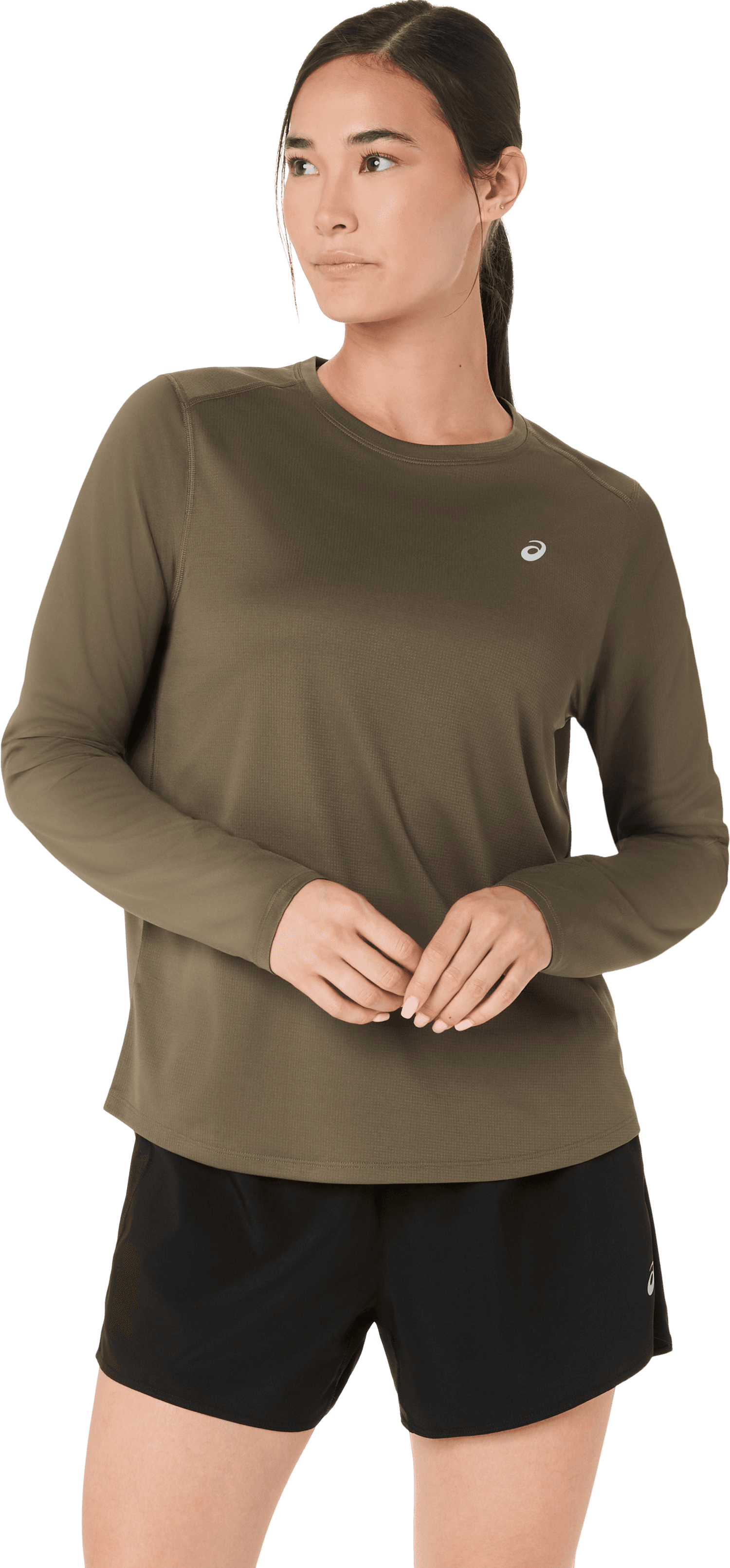 Asics Women's Asics Core Ls Top Dark Olive