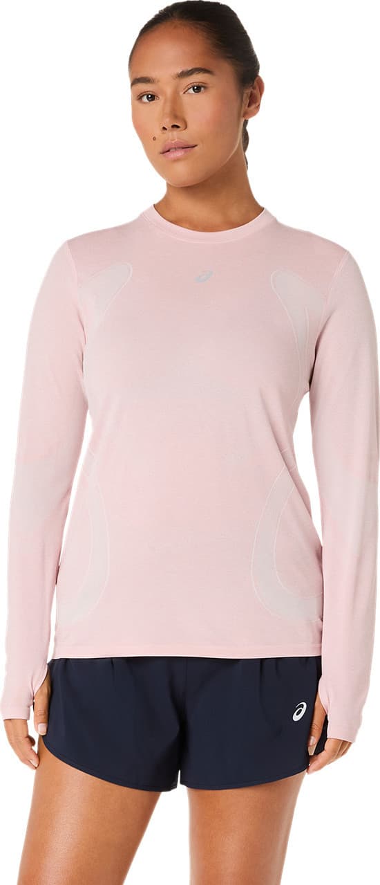 Asics Asics Women's Road Seamless Long Sleeve Top Morganite/Dusty Red