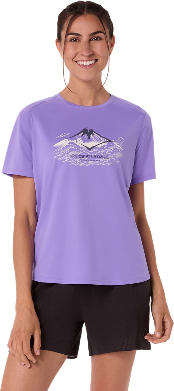 Asics Asics Women's Fujitrail Logo Short Sleeve Top Amethyst
