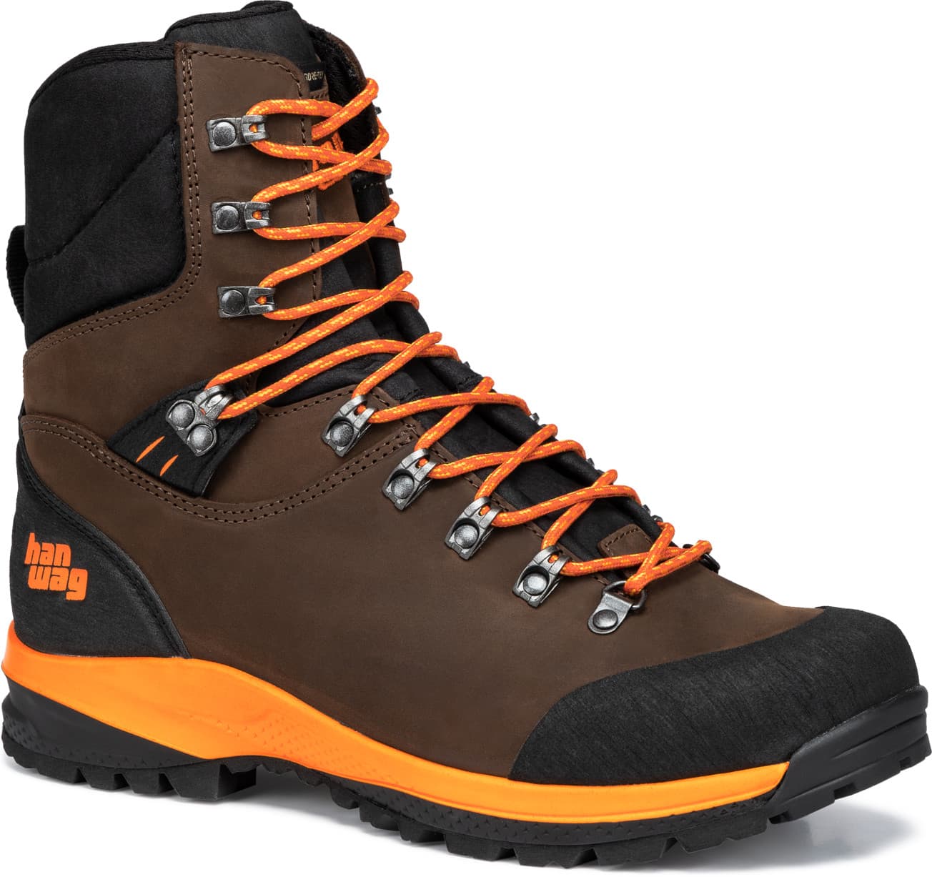 Hanwag Hanwag Men's Kalixfors Mid SF Extra GORE-TEX Brown/Orange