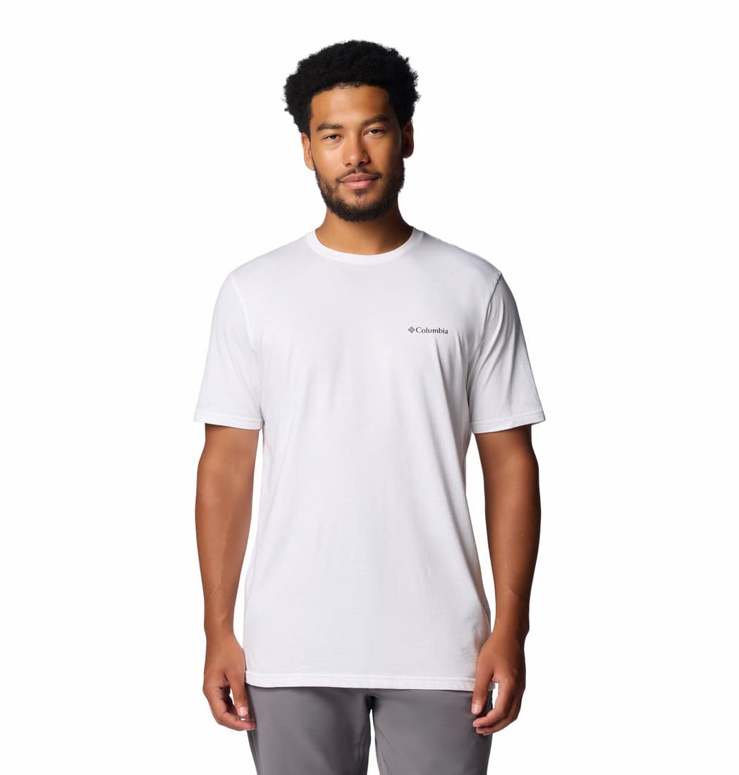 Columbia Columbia Men's Rockaway River Graphic SS Tee White/Winding Wonder