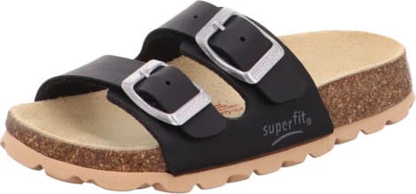 Superfit Superfit Kids' Fussbettpantoffel Black