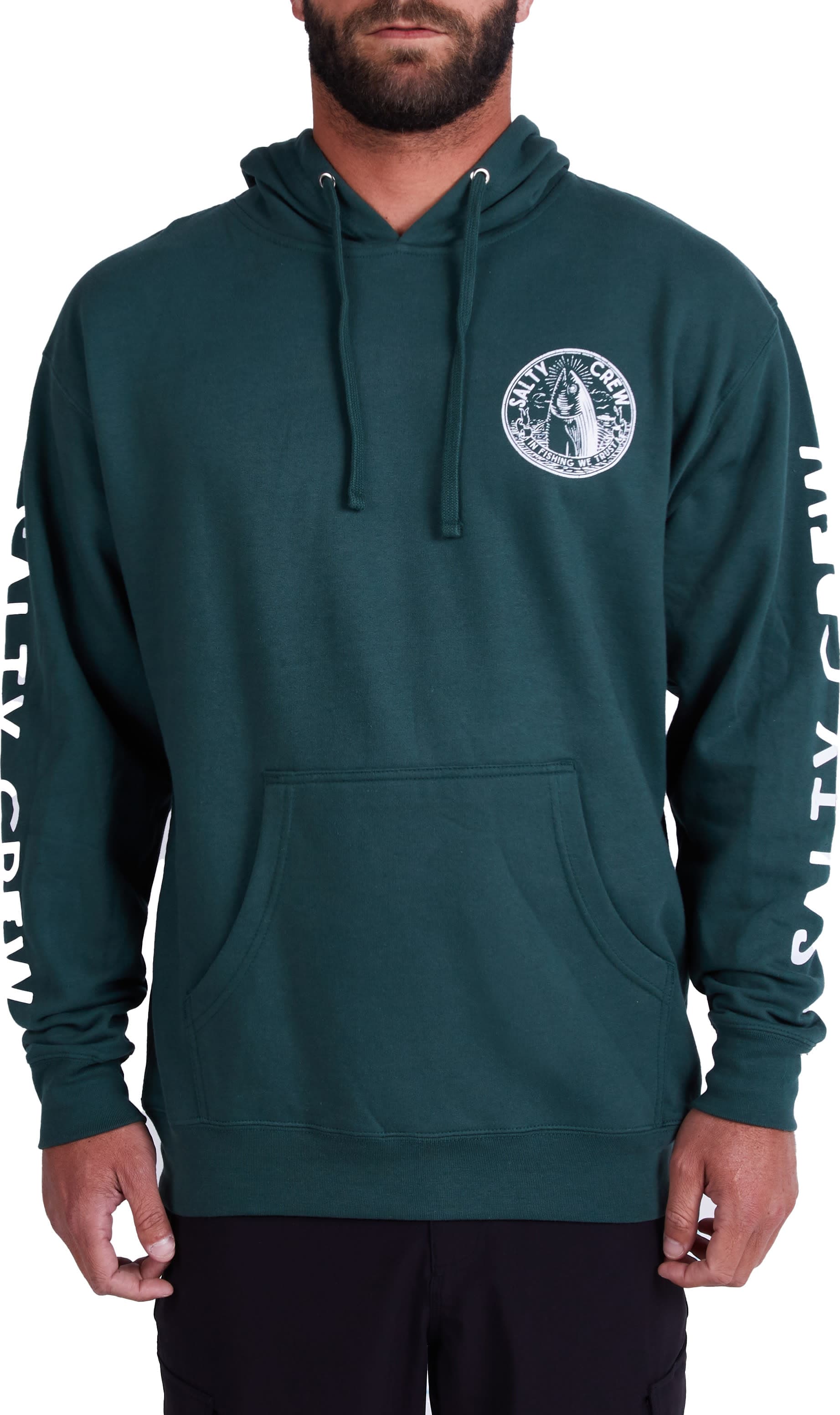 Salty Crew Salty Crew Men's In Fishing We Trust Hood Fleece Alpine