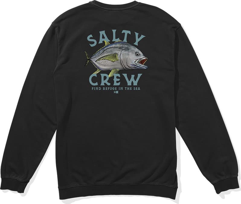 Salty Crew Salty Crew Men's Ulua Crew Fleece Black