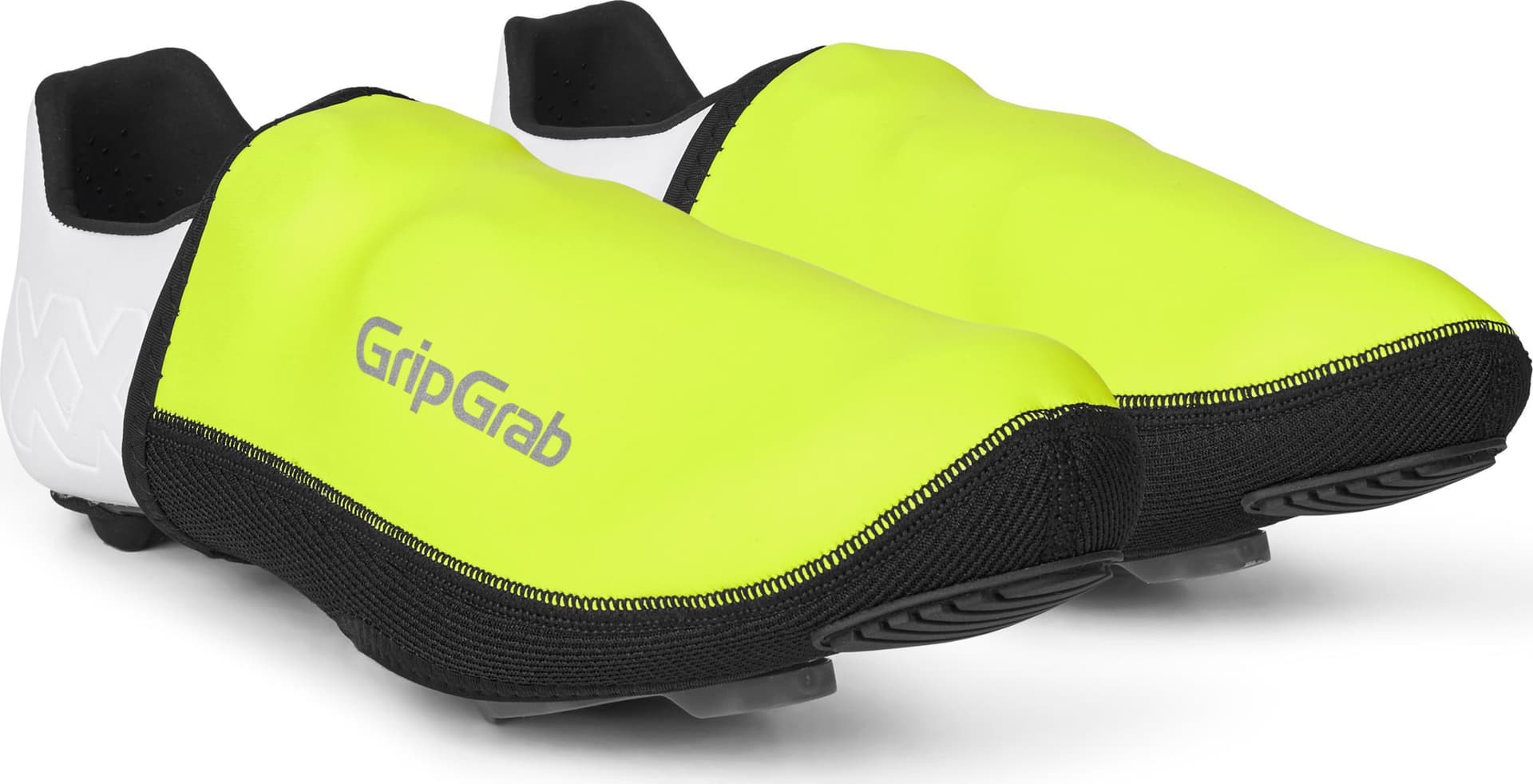 GripGrab Gripgrab PACR Windproof Toe Covers Yellow Hi-vis