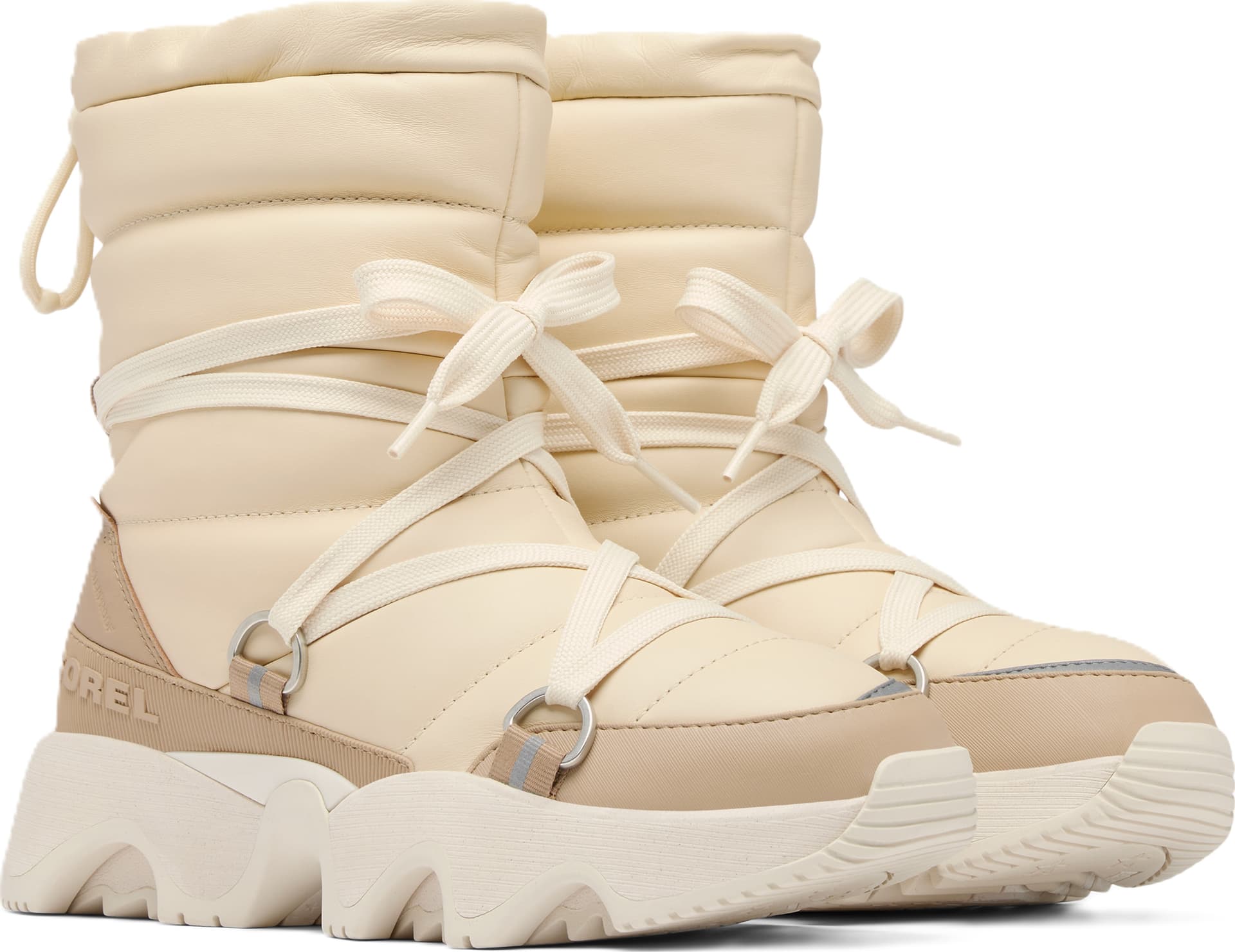 Sorel Sorel Women's Kinetic Impact Nxt Mid Boot Waterproof Honey White, Dusty Tan