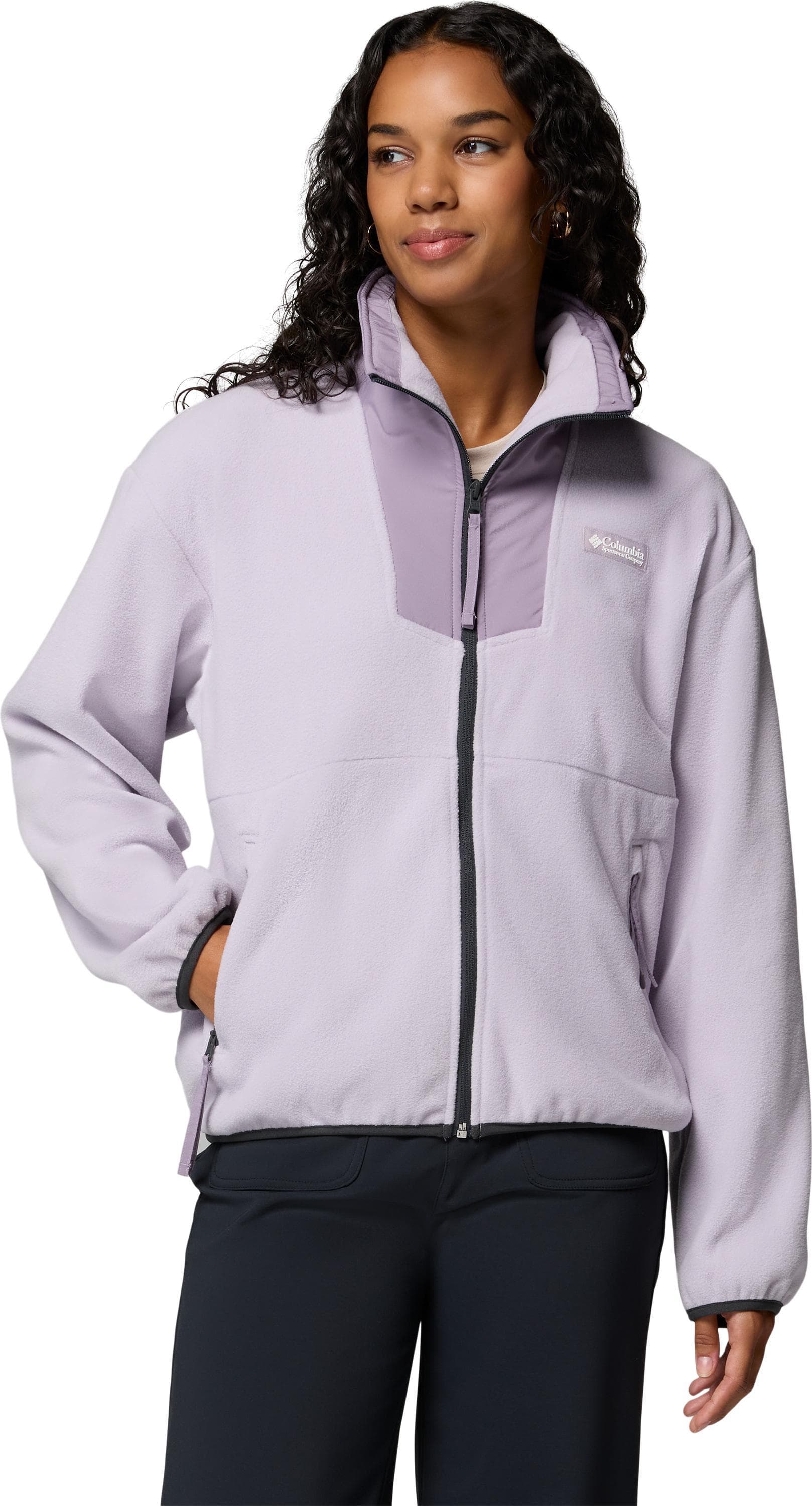 Columbia Columbia Women's Sequoia Grove Fleece Jacket Lavender Pearl, Shale Purple