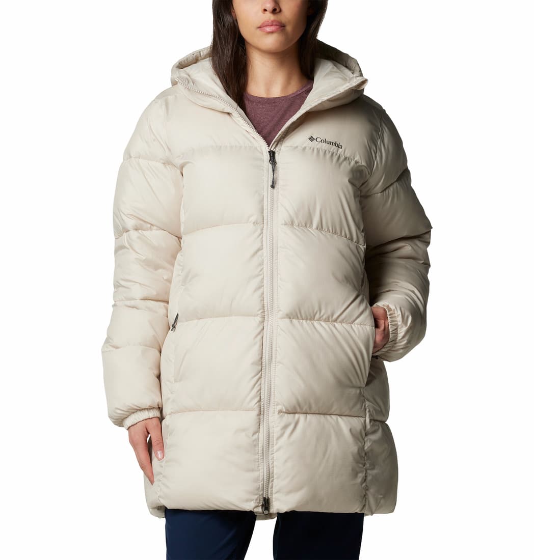 Columbia Columbia Women's Puffect II Mid Hooded Jacket Dark Stone