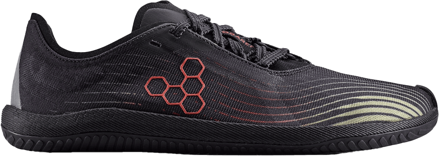 Vivobarefoot Vivobarefoot Men's Primus Flow Obsidian/Cherry Tomato