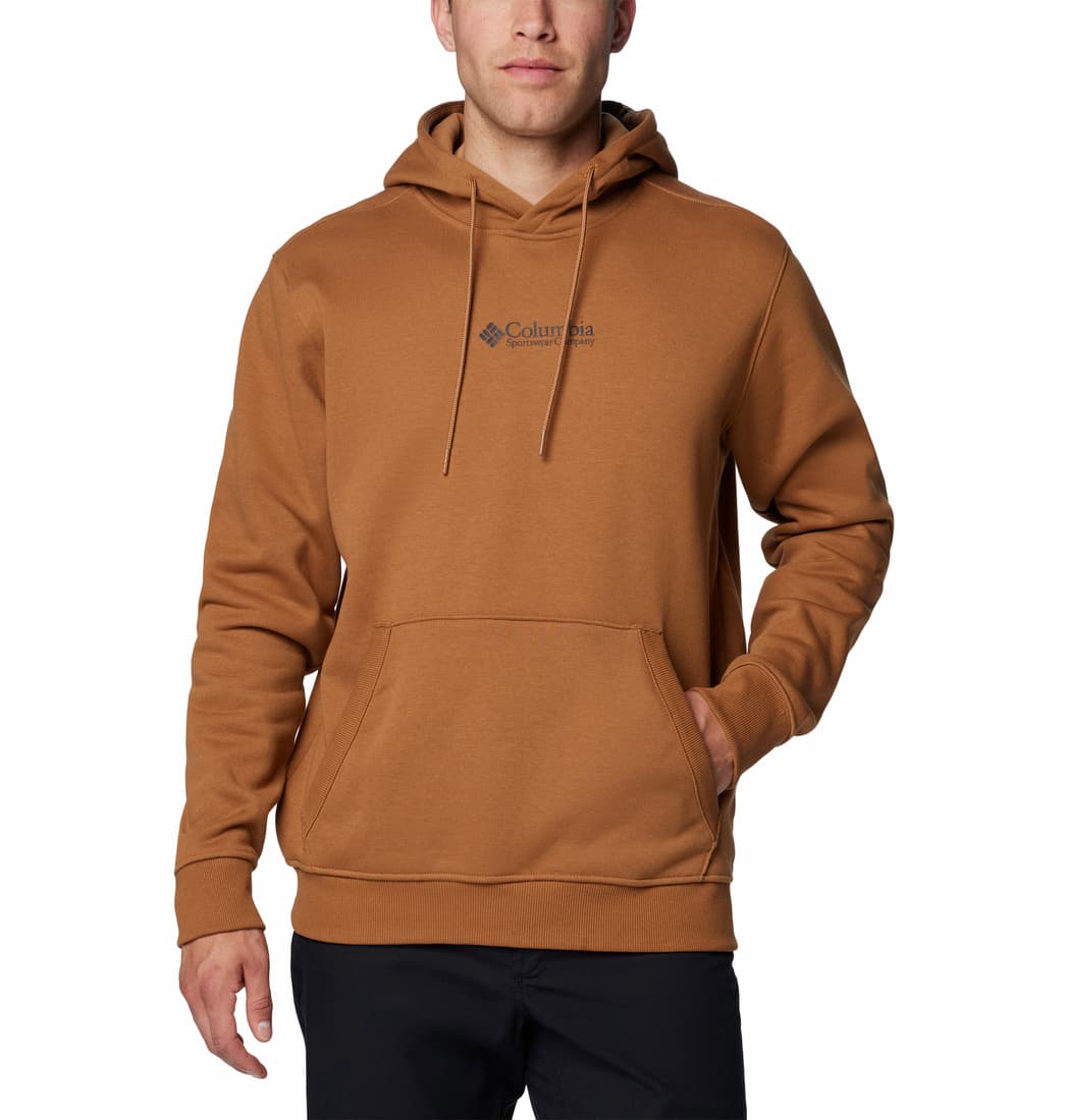 Columbia Columbia Men's Meridian Creek Hoodie Camel Brown, Csc Center Chest